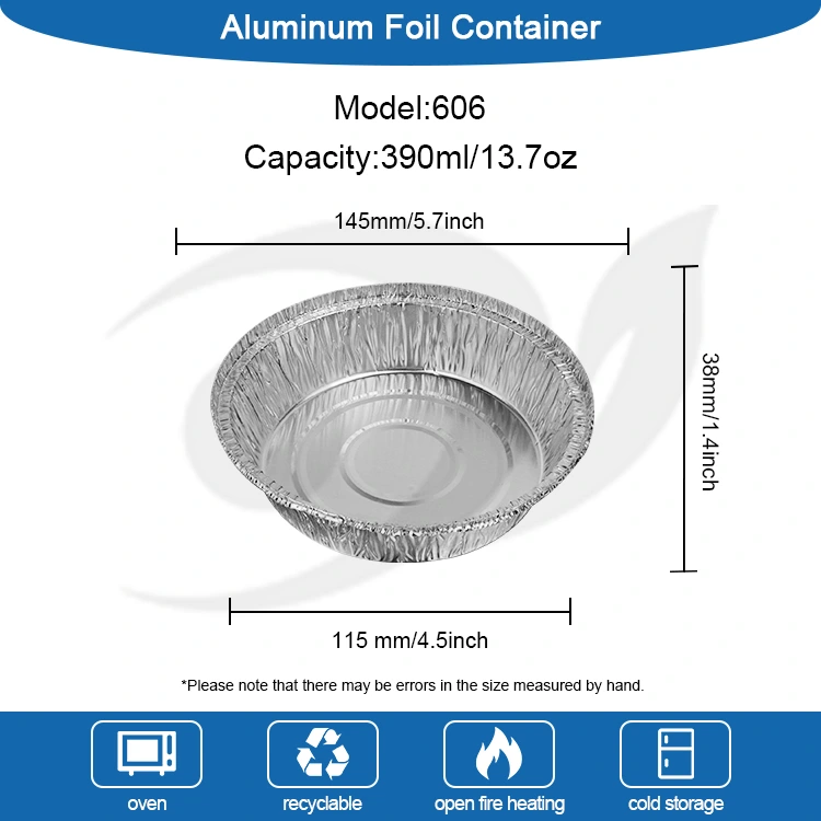 پخت و پز پخت سرخ شده هوا سینی ظروف فویل آلومینیومی نقره ای