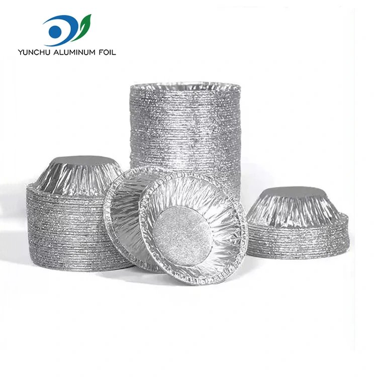 کانتینر فویل آلومینیومی نقره ای سینی گرد کانتینر فویل آلومینیومی نقره ای سینی گرد