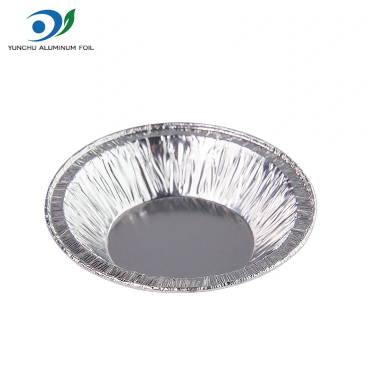 کانتینر فویل آلومینیومی نقره ای سینی گرد