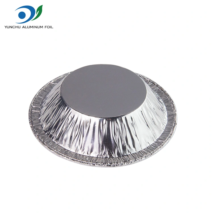 کانتینر فویل آلومینیومی نقره ای سینی گرد