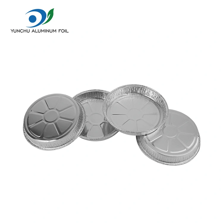 ظروف فویل آلومینیومی پیتزا 7 اینچی چروکیده پیتزا 7 اینچ
