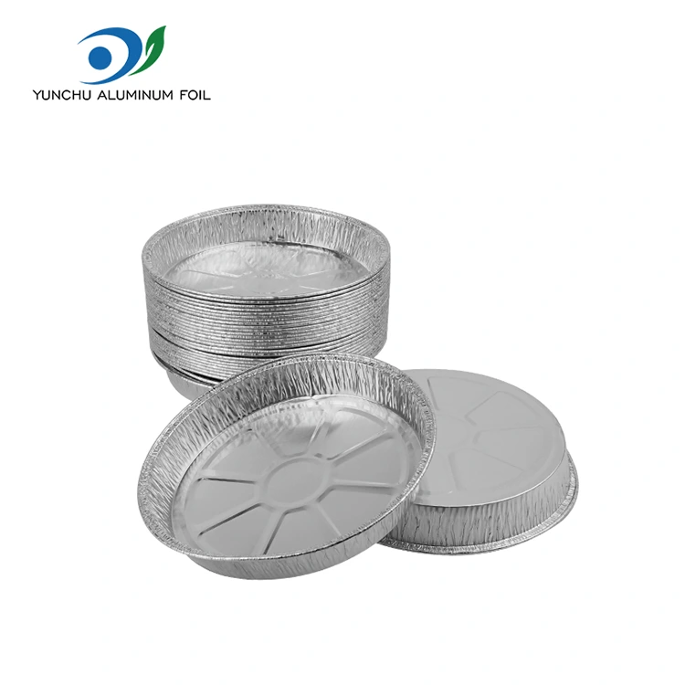 ظروف فویل آلومینیومی پیتزا 7 اینچی چروکیده پیتزا 7 اینچ