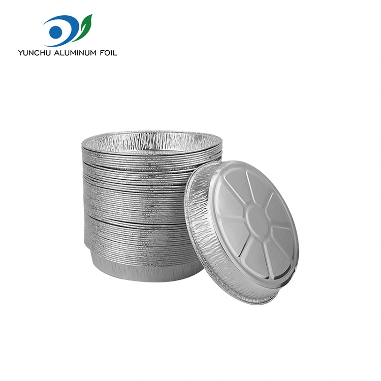 ظروف فویل آلومینیومی پیتزا 7 اینچی چروکیده پیتزا 7 اینچ