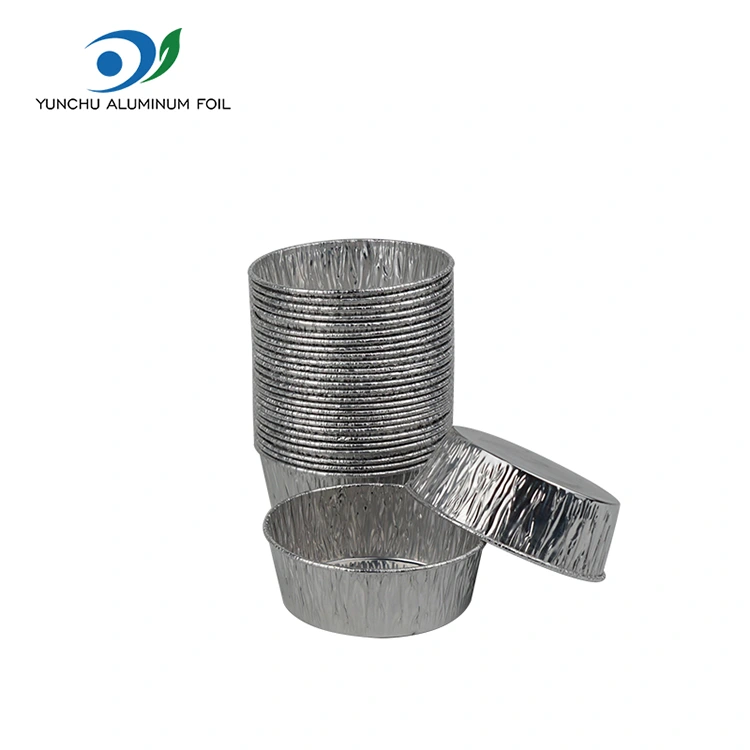 فنجان پخت کیک ظرف فویل آلومینیومی نقره ای