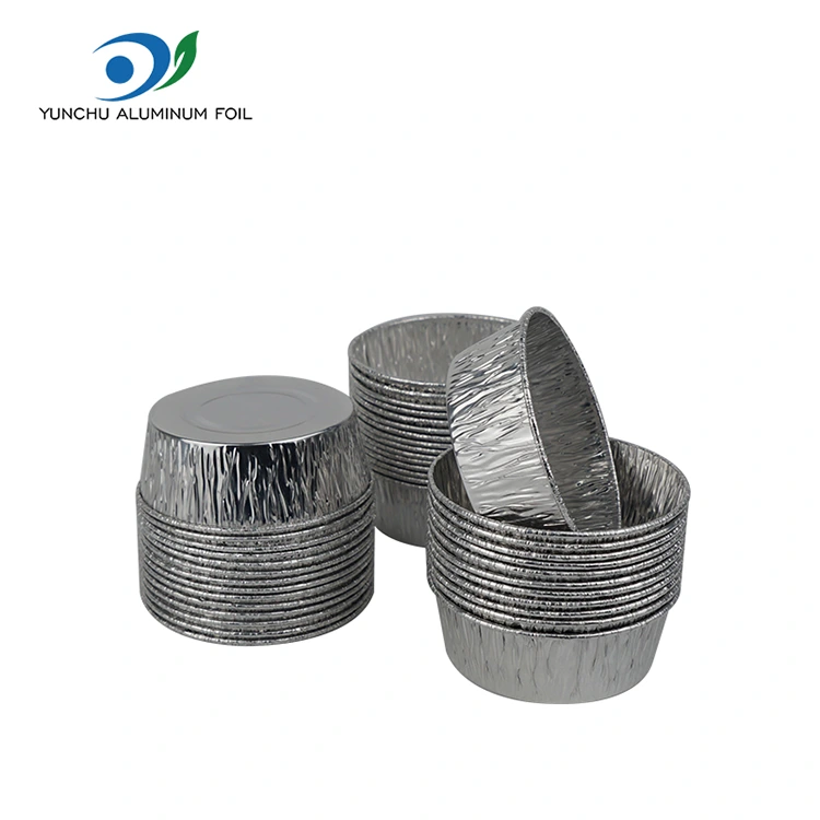 فنجان پخت کیک ظرف فویل آلومینیومی نقره ای