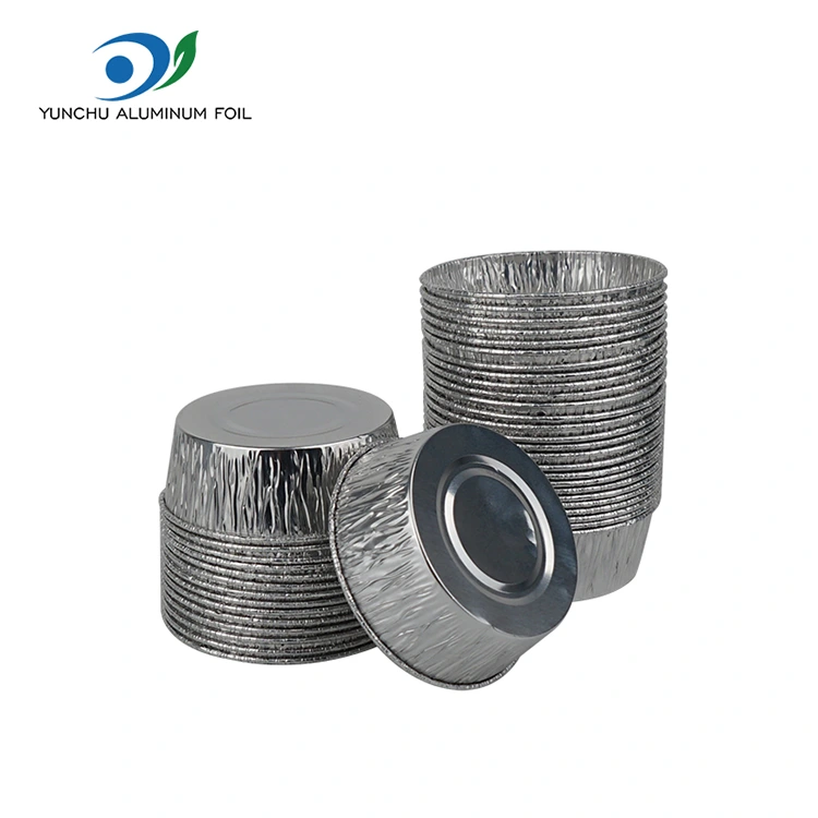 فنجان پخت کیک ظرف فویل آلومینیومی نقره ای