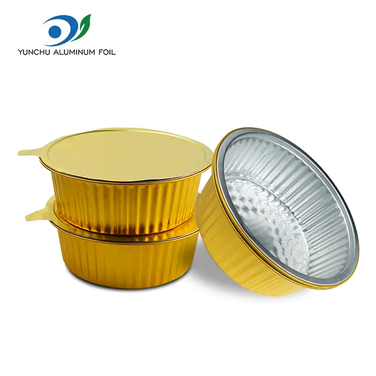 سینی های پخت یکبار مصرف ظروف فویل آلومینیومی دور