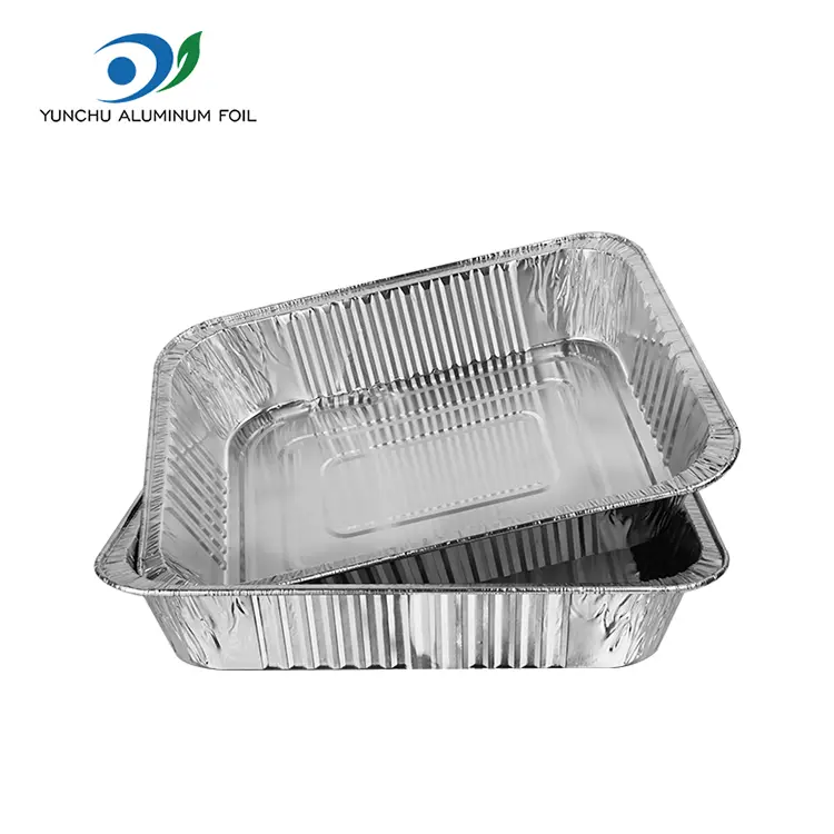 یکبار مصرف ظروف فویل آلومینیومی نقره ای کباب یکبار مصرف