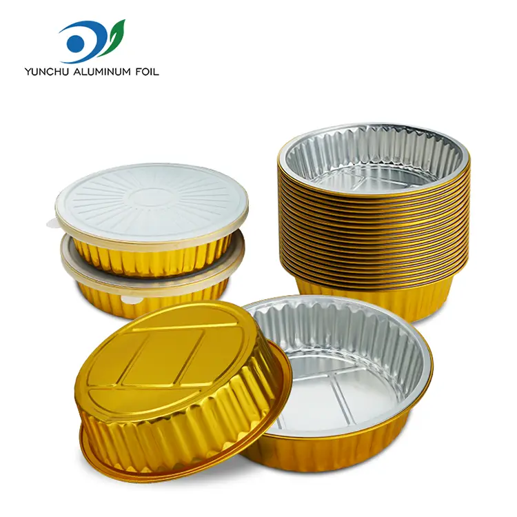 یکبار مصرف گراتین گلدن آلومینیوم دور آلومینیومی