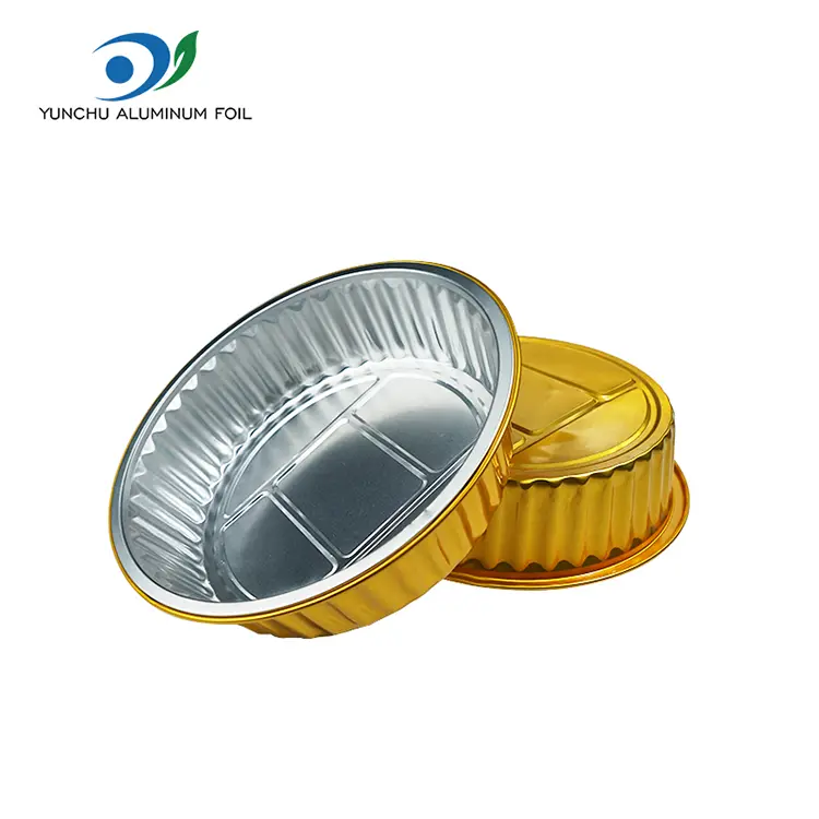 یکبار مصرف گراتین گلدن آلومینیوم دور آلومینیومی