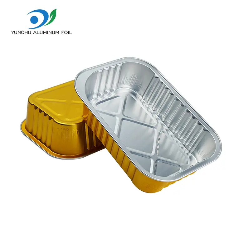 ظروف فویل آلومینیومی مستطیل یکبار مصرف یکبار مصرف