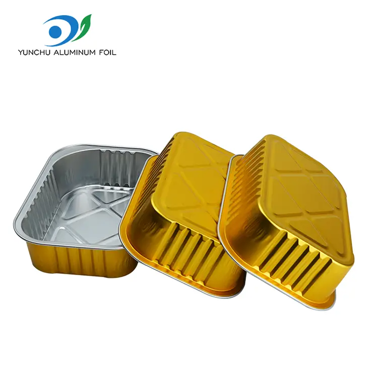 ظروف فویل آلومینیومی مستطیل یکبار مصرف یکبار مصرف