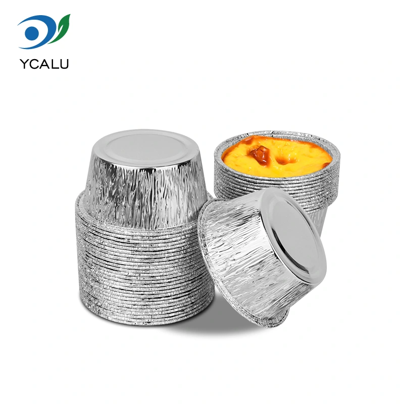 سینی کیک گرد یکبار مصرف ظروف فویل آلومینیومی نقره ای سینی کیک گرد یکبار مصرف ظروف فویل آلومینیومی نقره ای