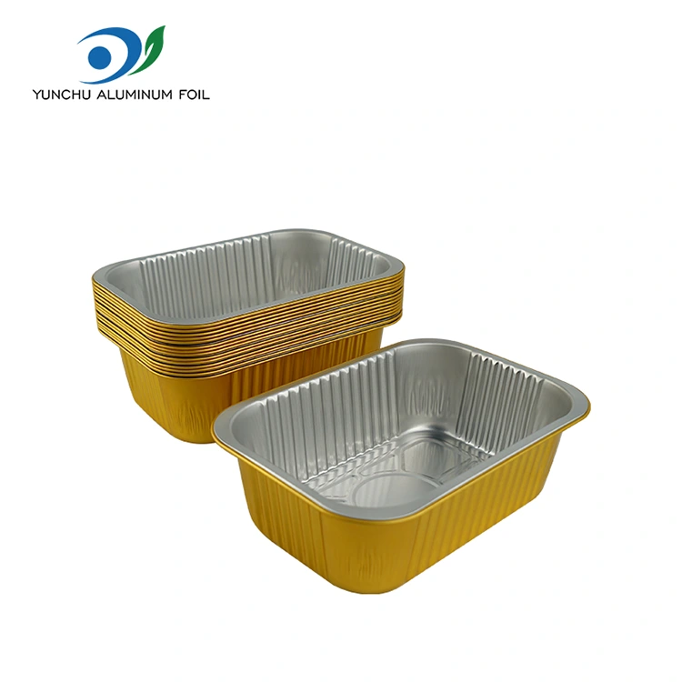 مهر و موم مربع یکبار مصرف ظروف فویل آلومینیومی گراتین