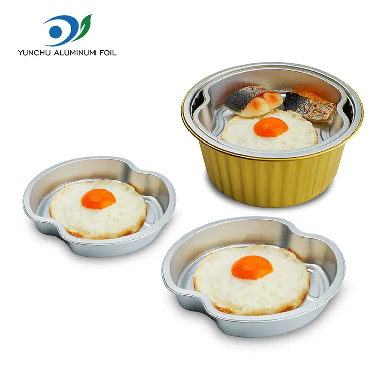 یکبار مصرف یکبار مصرف آبکرهای آلومینیومی در اطراف ظروف آلومینیومی