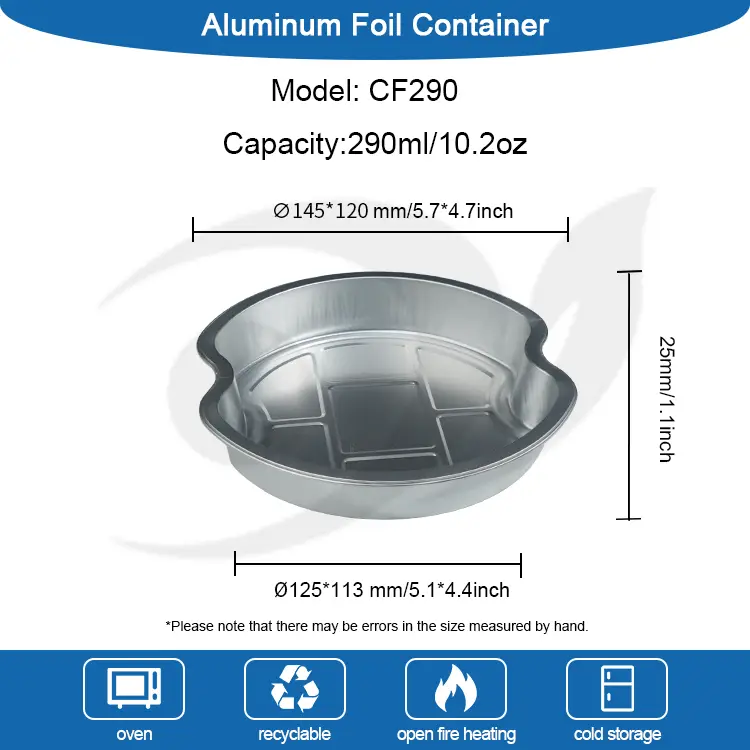 یکبار مصرف یکبار مصرف آبکرهای آلومینیومی در اطراف ظروف آلومینیومی