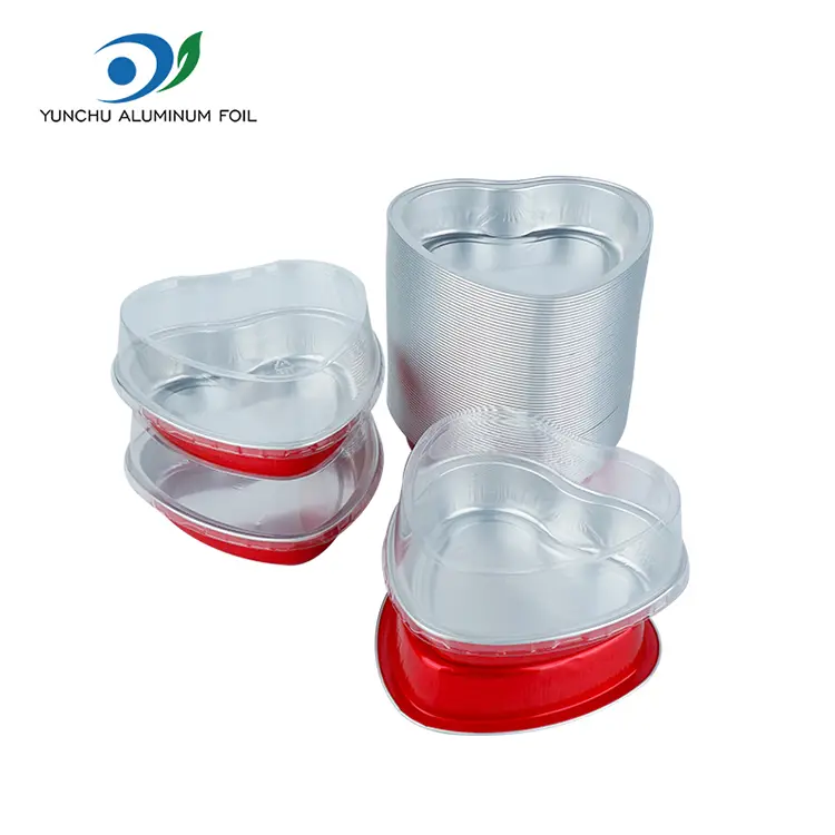 ظروف فویل آلومینیومی پخت کیک قلب شکل