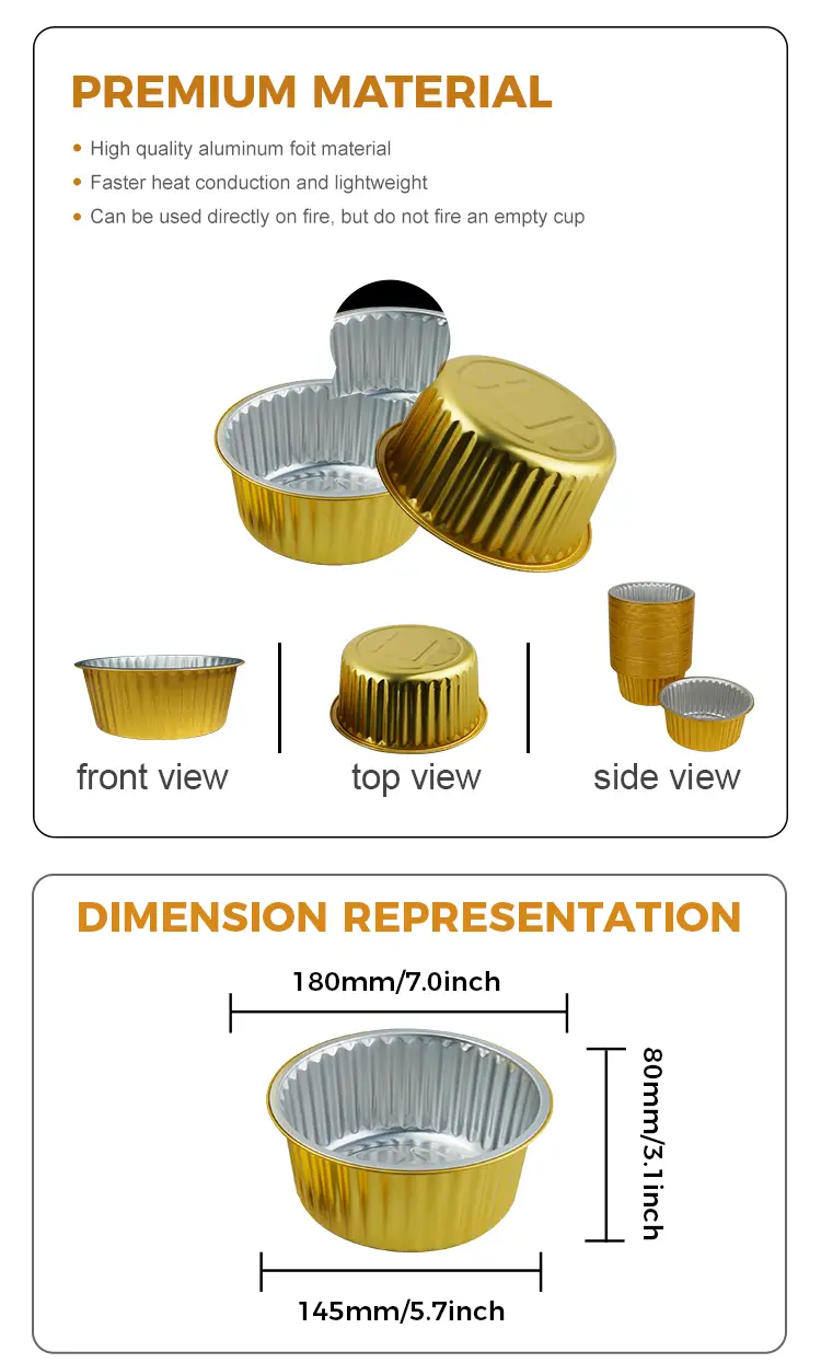 Pizza plate Baking sheet Round Aluminum Foil Containers