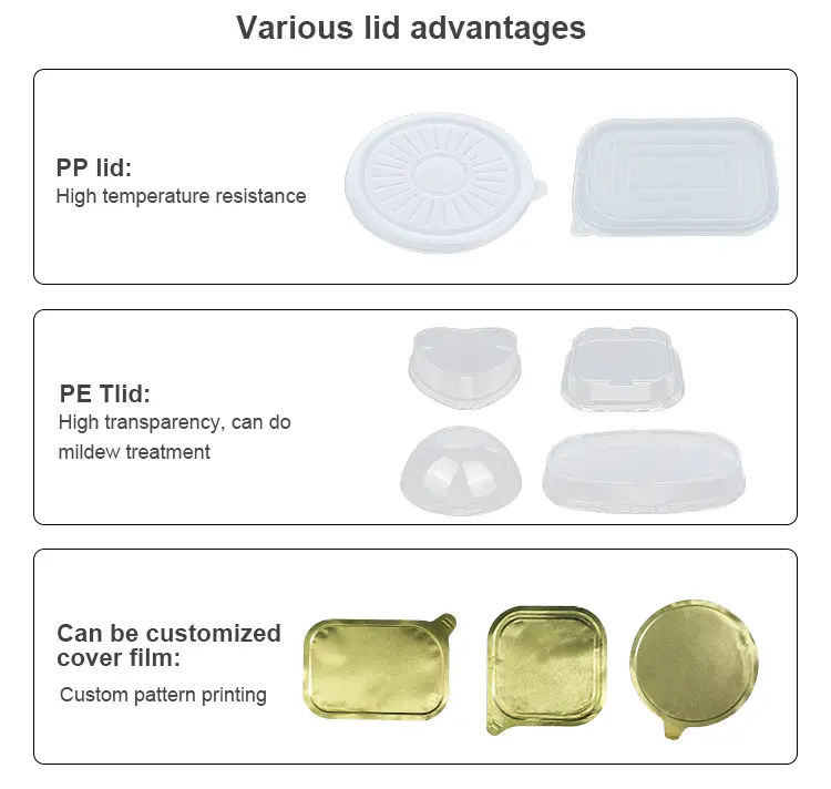 Heart-shaped pastry baking Smoothwall Aluminum Foil Containers