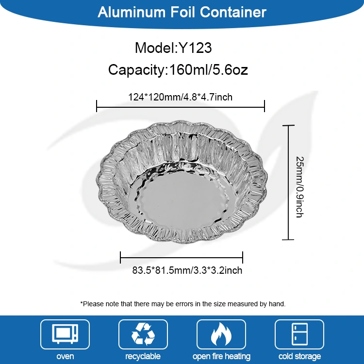 کیک پخت دور توری ظروف فویل آلومینیومی نقره ای کیک