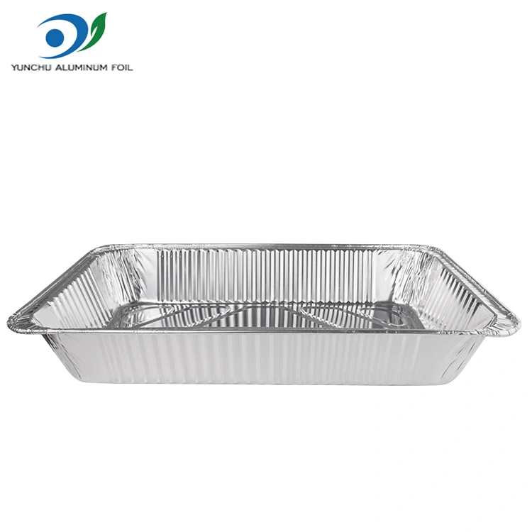 ظرفیت بزرگ ظروف فویل آلومینیومی نقره ای در فضای باز سینی در فضای باز ظرفیت بزرگ ظروف فویل آلومینیومی نقره ای در فضای باز سینی در فضای باز