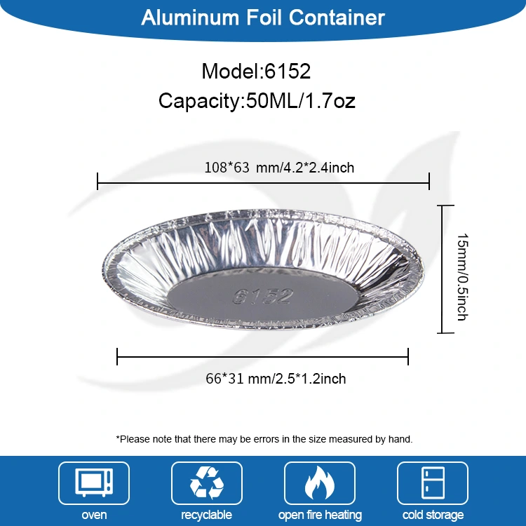 ظروف فویل آلومینیومی نقره ای نقره ای تخم مرغ بیضی