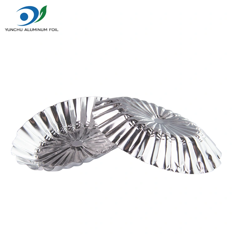 ظرف توری بیضی توری فویل آلومینیومی نقره ای تارت کانتینر ظرف توری بیضی توری فویل آلومینیومی نقره ای تارت کانتینر