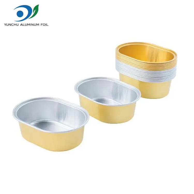 ظروف فویل آلومینیومی با دیواره سبک بیضی شکل