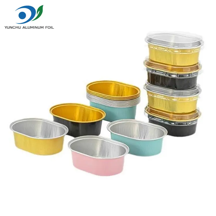 ظروف فویل آلومینیومی با دیواره سبک بیضی شکل
