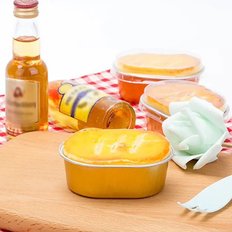 ظروف فویل آلومینیومی با دیواره سبک بیضی شکل