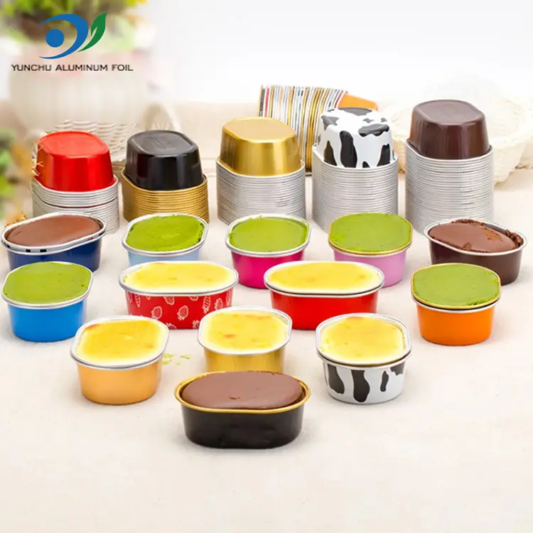ظروف فویل آلومینیومی با دیواره سبک بیضی شکل