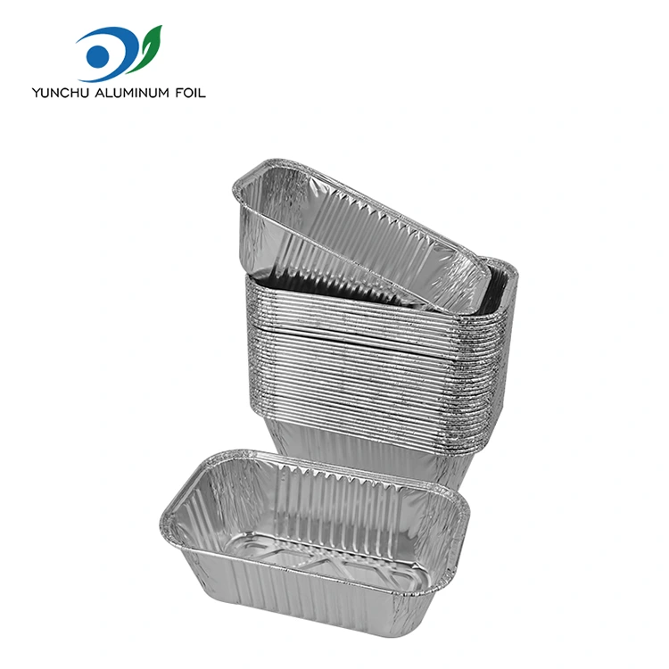 ظروف فویل آلومینیومی سرخ شده هوای مستطیل شکل