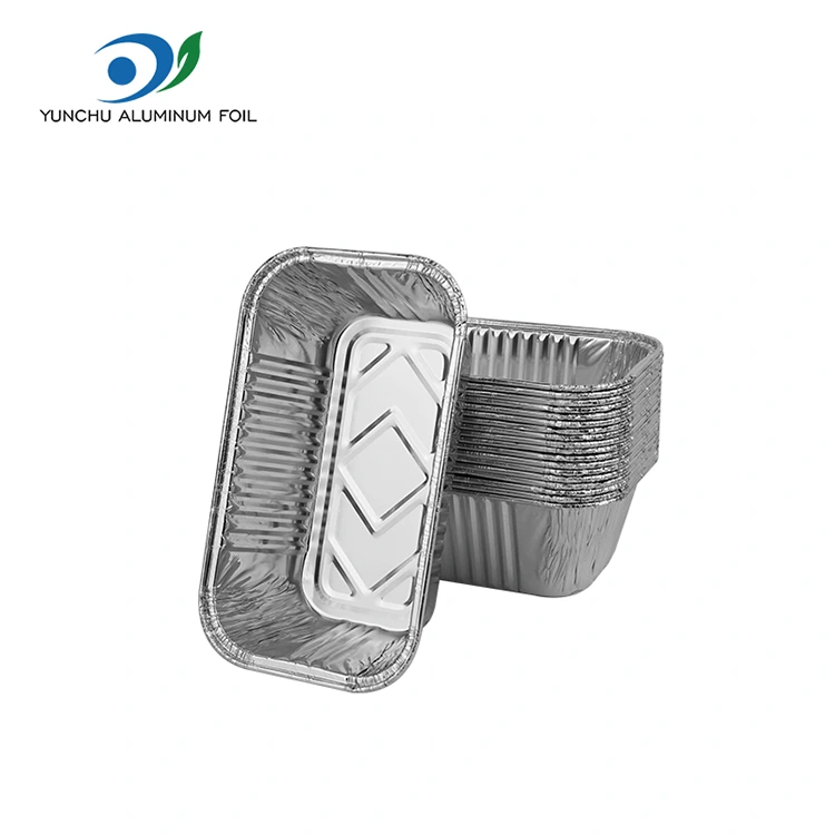 ظروف فویل آلومینیومی سرخ شده هوای مستطیل شکل