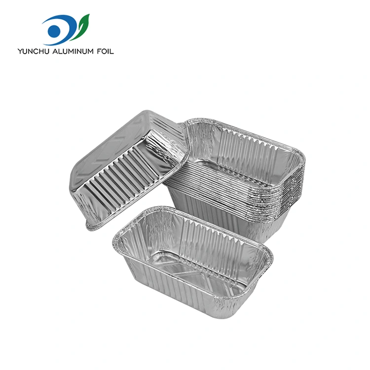 ظروف فویل آلومینیومی سرخ شده هوای مستطیل شکل