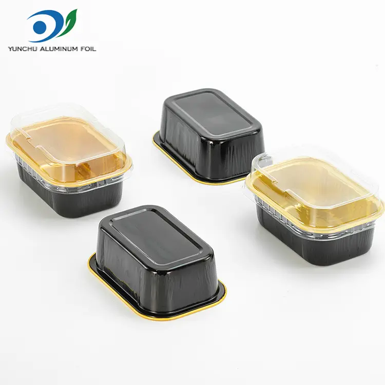 ظروف فویل آلومینیومی رنگ پخت مستطیل شکل