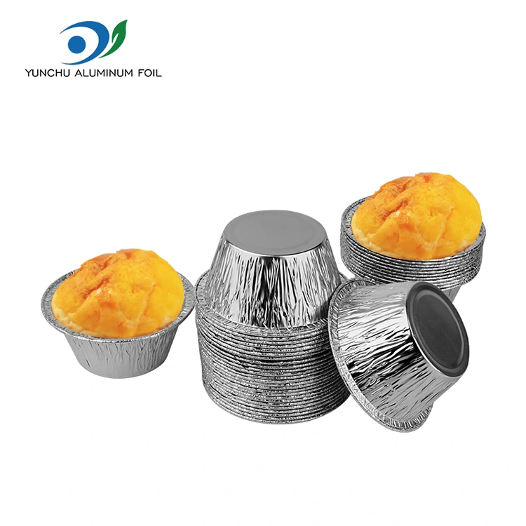 کیک پخت گرد ظرف فویل آلومینیومی نقره ای