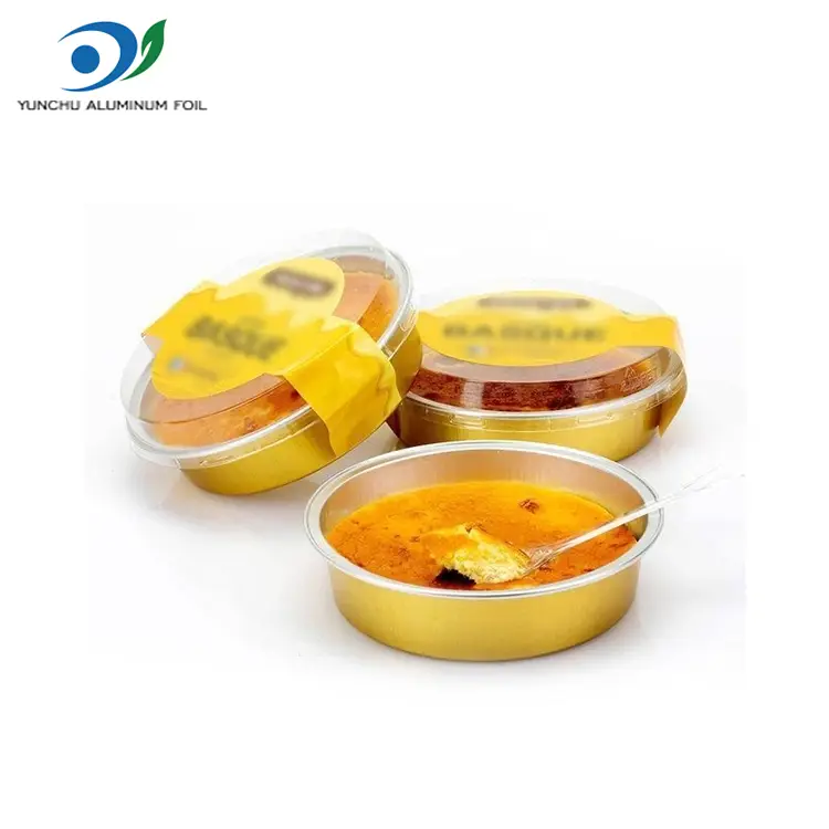 فنجان های کیک پخت گرد با دیوارهای صاف ظروف فویل