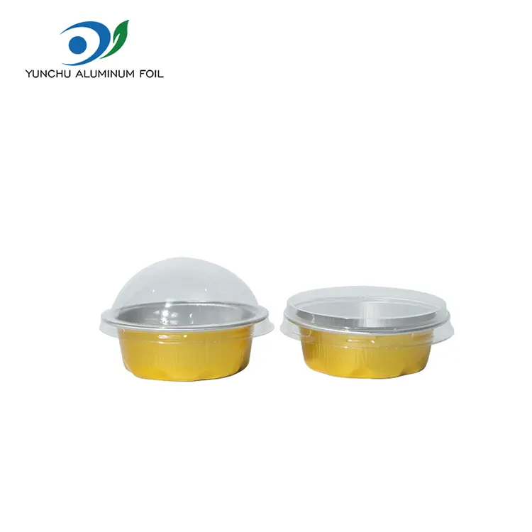 قالبهای پخت گرد ظروف فویل آلومینیومی صاف و صاف