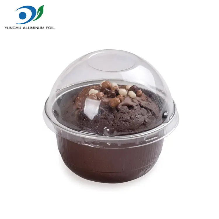 فنجان دسر فویل آلومینیومی طلایی – گنبدی شکل 150 میلی لیتری