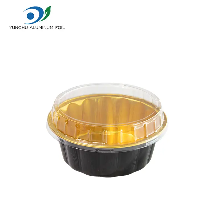 کاسه گرد برای ظروف فویل آلومینیومی دسر صاف