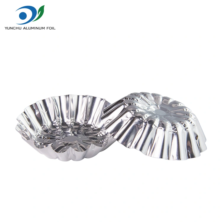 پخت اسباب بازی تارت تخم مرغ تارت کانتینر فویل آلومینیومی نقره ای پخت اسباب بازی تارت تخم مرغ تارت کانتینر فویل آلومینیومی نقره ای