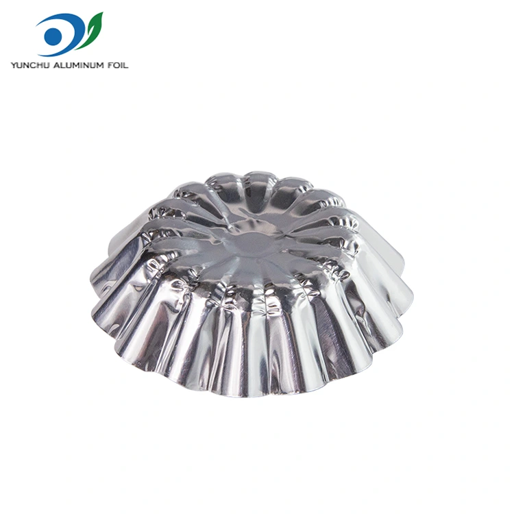 پخت اسباب بازی تارت تخم مرغ تارت کانتینر فویل آلومینیومی نقره ای