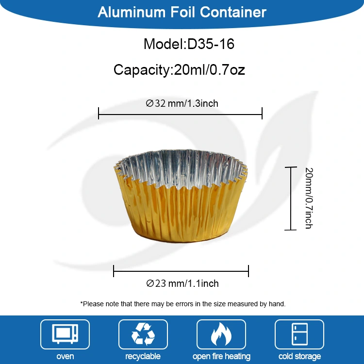 بسته کوچک پخت و پز پخت کانتینر فویل آلومینیومی نقره ای