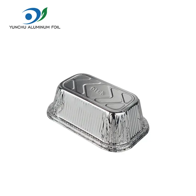 ظروف فویل آلومینیومی نقره ای کیک مربع